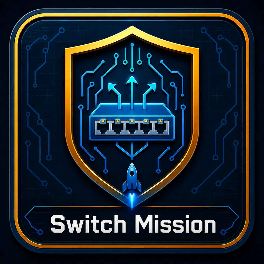 Switch Initiate badge approved recovered artwork