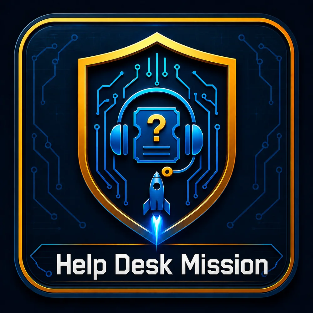 Approved Help Desk Hero mission icon